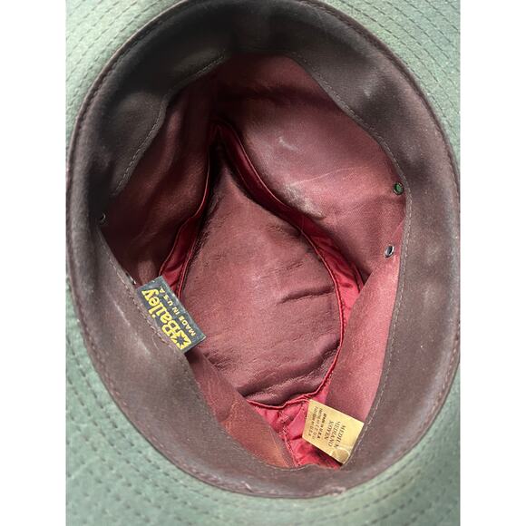 BC "Hat In The Pouch" Vintage Leather Australian Cowboy Hat, MED - Picture 7 of 7